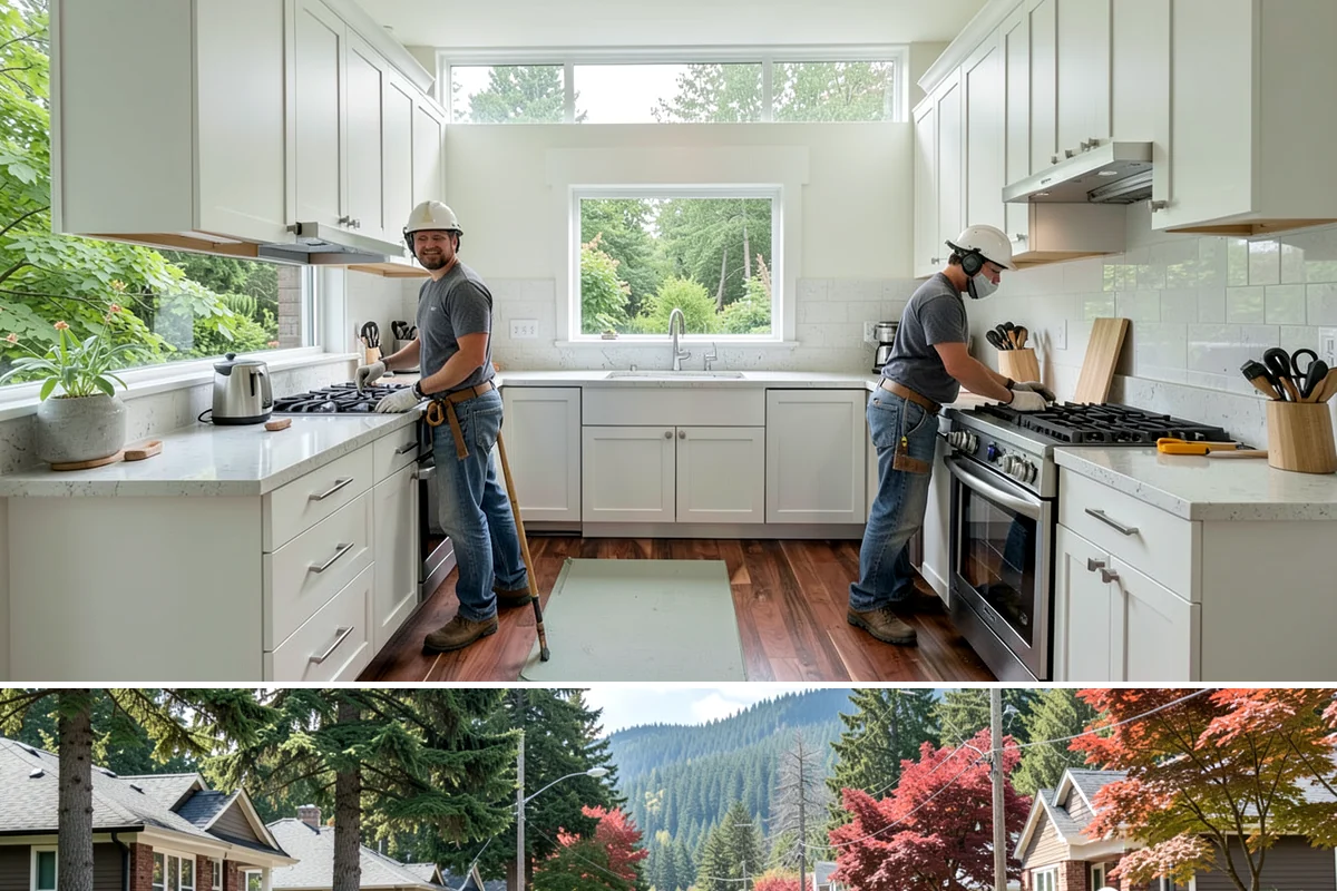 Master Suite Addition in Hunts Point, King County, WA - We frame and dry-in during summer, then complete the interior bath and finishes through the wetter months.