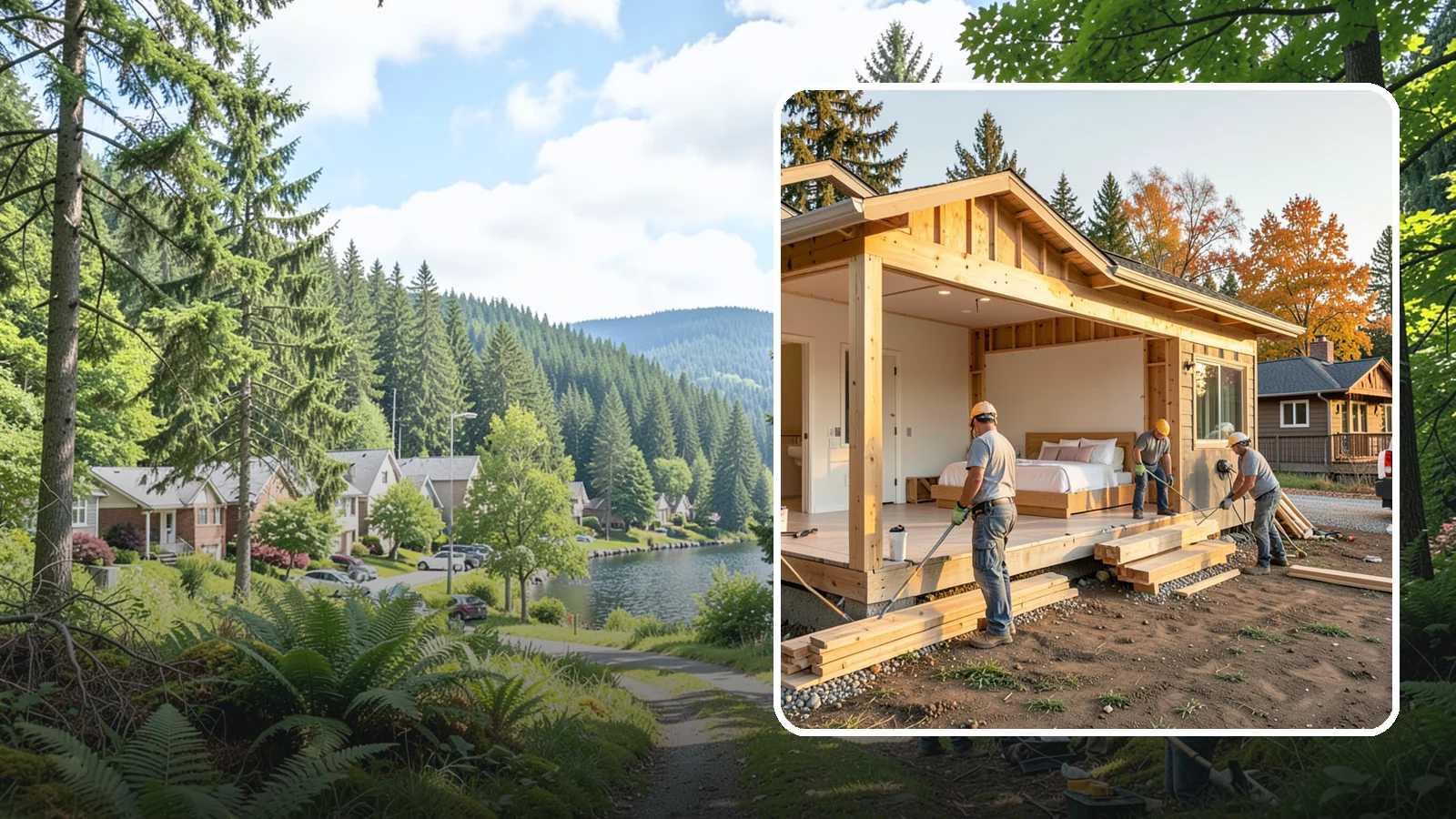 Master Suite Addition in Lake Forest Park, King County, WA - A master suite addition adds a private primary bedroom, bath, and closet retreat to your home.