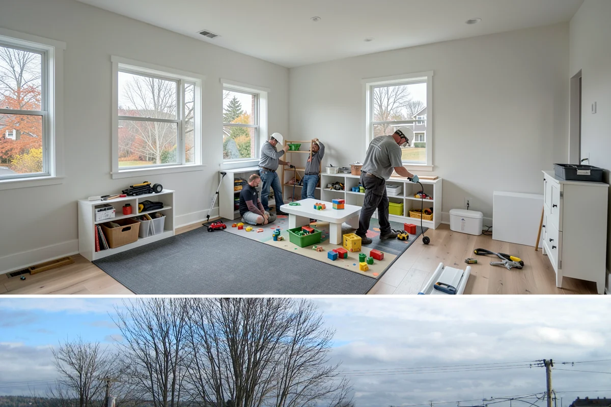Master Suite Addition in Langley, Island County, WA - We frame and dry-in during summer, then complete the interior bath and finishes through the wetter months.