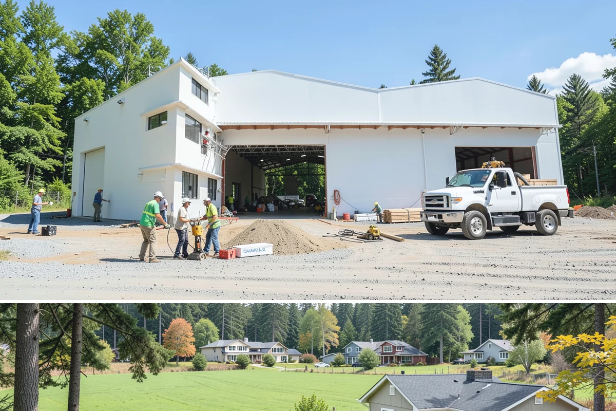 Master Suite Addition in Lyman, Skagit County, WA - We frame and dry-in during summer, then complete the interior bath and finishes through the wetter months.