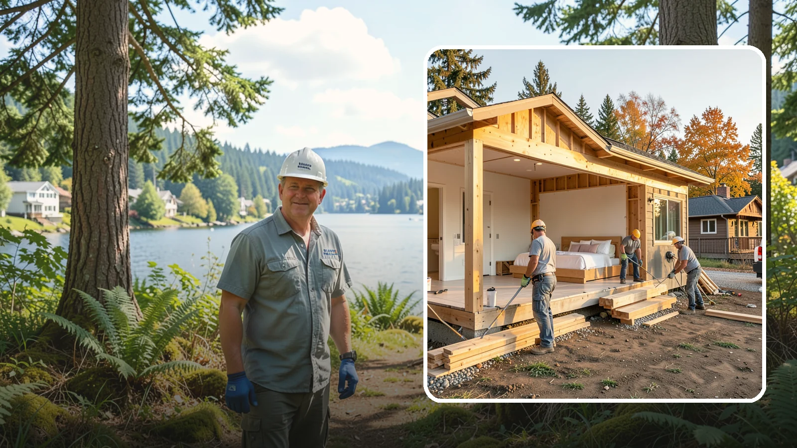 Master Suite Addition in Milton, King County, WA - A master suite addition adds a private primary bedroom, bath, and closet retreat to your home.