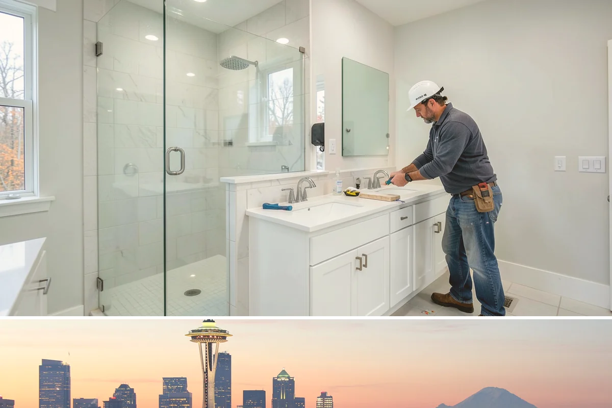 Master Suite Addition in Seattle, King County, WA - We frame and dry-in during summer, then complete the interior bath and finishes through the wetter months.
