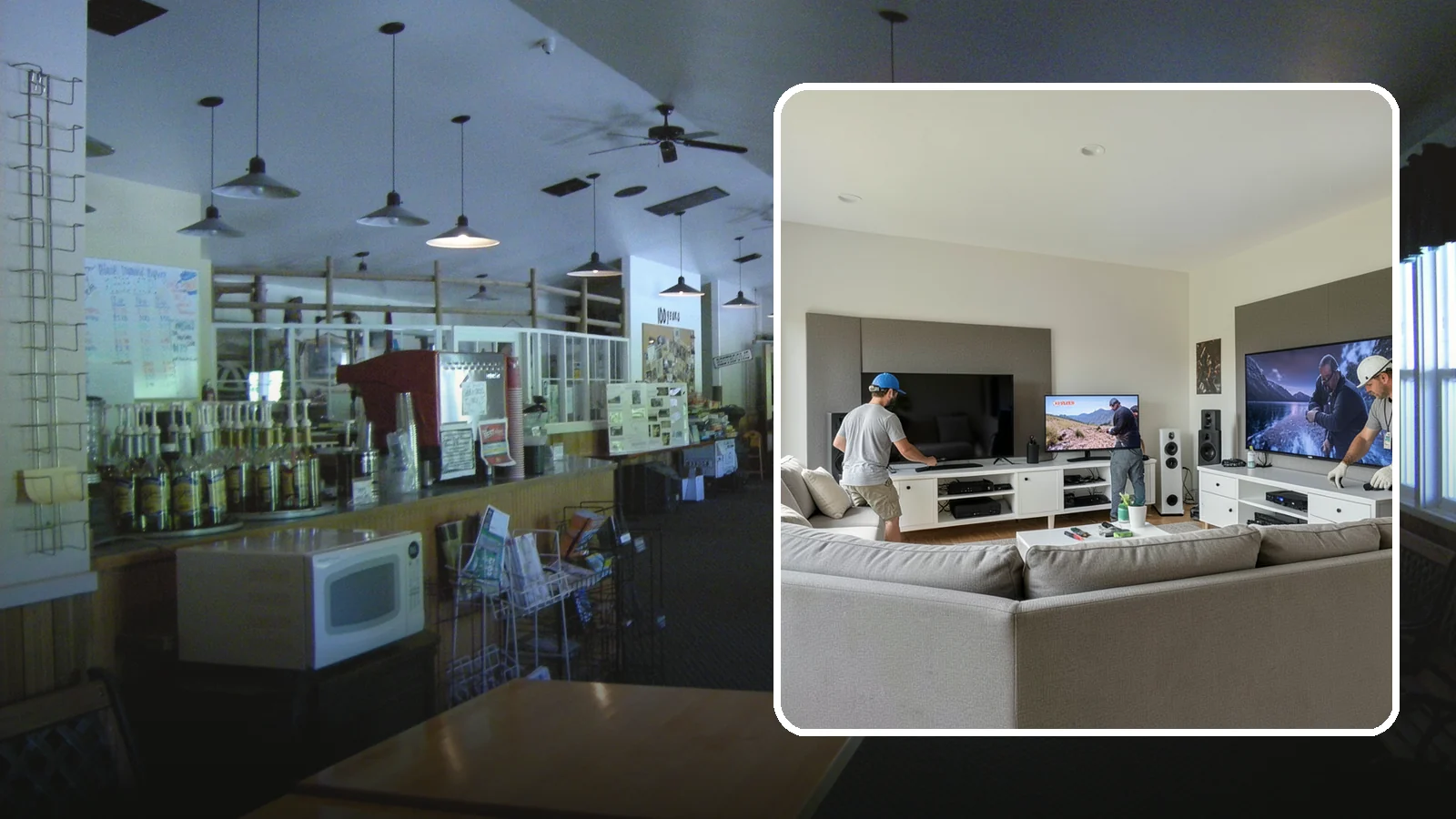 Media Room Construction in Black Diamond, King County, WA - We create flexible media rooms that combine comfortable viewing, gaming, and gathering in one space.