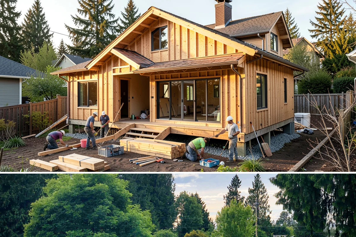 Media Room Construction in Bonney Lake, Pierce County, WA - Media room projects run year-round and make a great pre-winter upgrade for indoor entertainment.