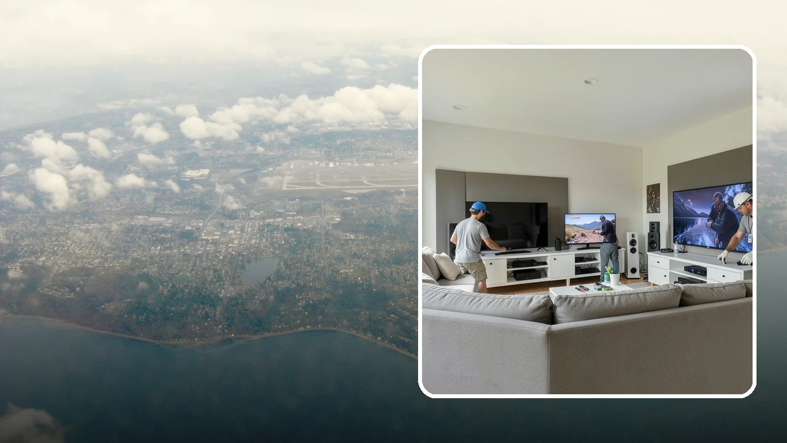 Media Room Construction in Burien, King County, WA - We create flexible media rooms that combine comfortable viewing, gaming, and gathering in one space.
