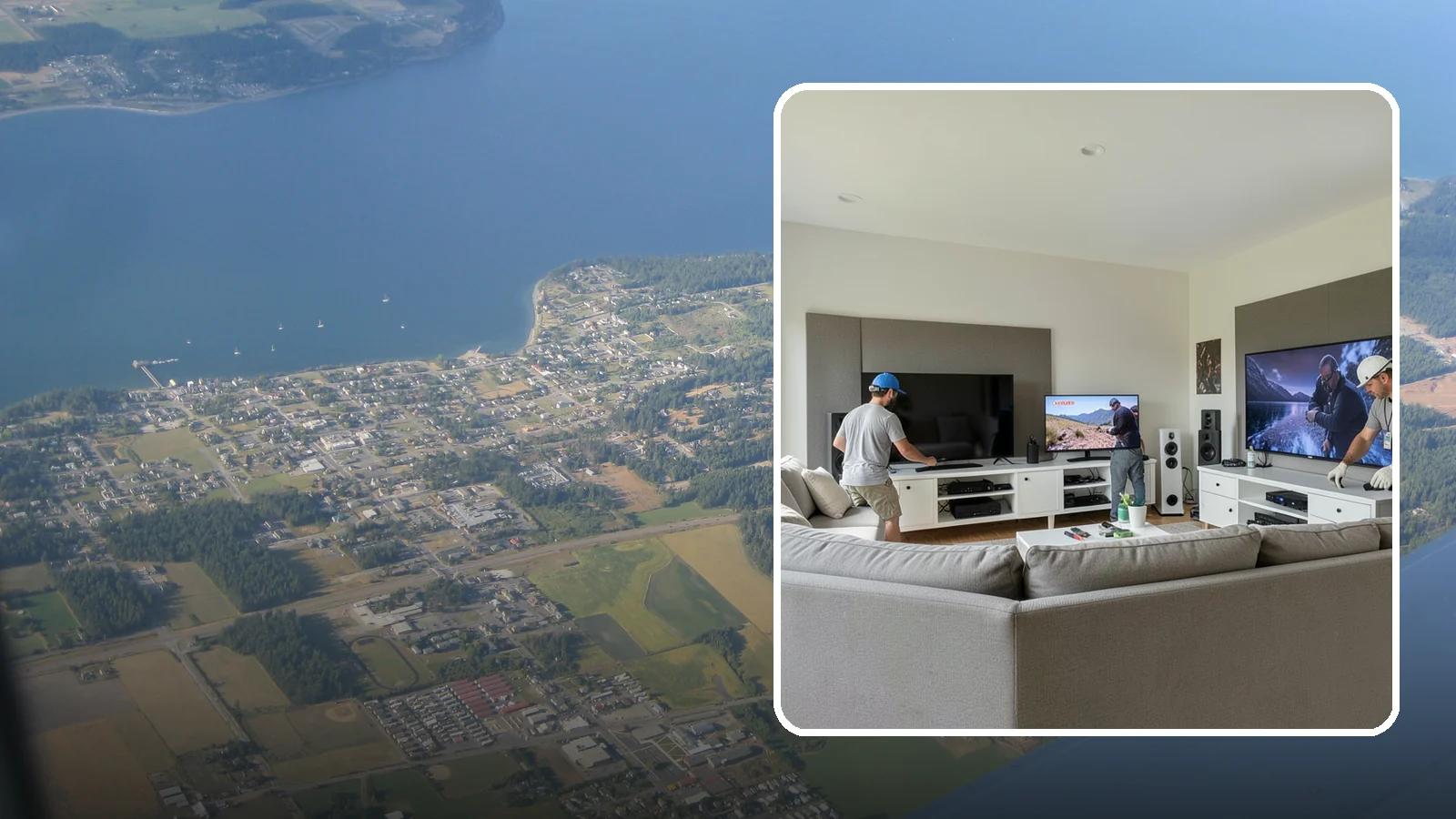 Media Room Construction in Coupeville, Island County, WA - We create flexible media rooms that combine comfortable viewing, gaming, and gathering in one space.