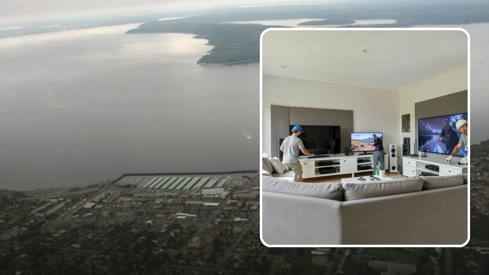 Media Room Construction in Des Moines, King County, WA - We create flexible media rooms that combine comfortable viewing, gaming, and gathering in one space.