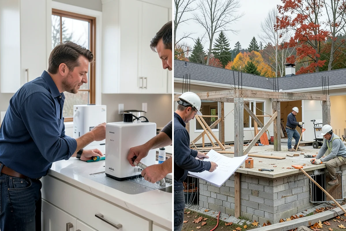 Media Room Construction in DuPont, Pierce County, WA - We discuss how the family will use the room