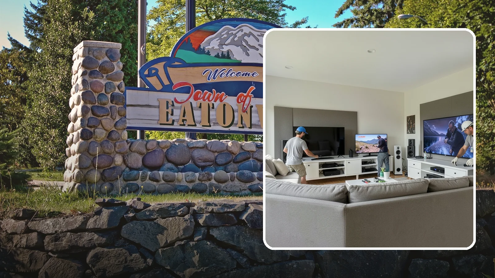 Media Room Construction in Eatonville, Pierce County, WA - We create flexible media rooms that combine comfortable viewing, gaming, and gathering in one space.