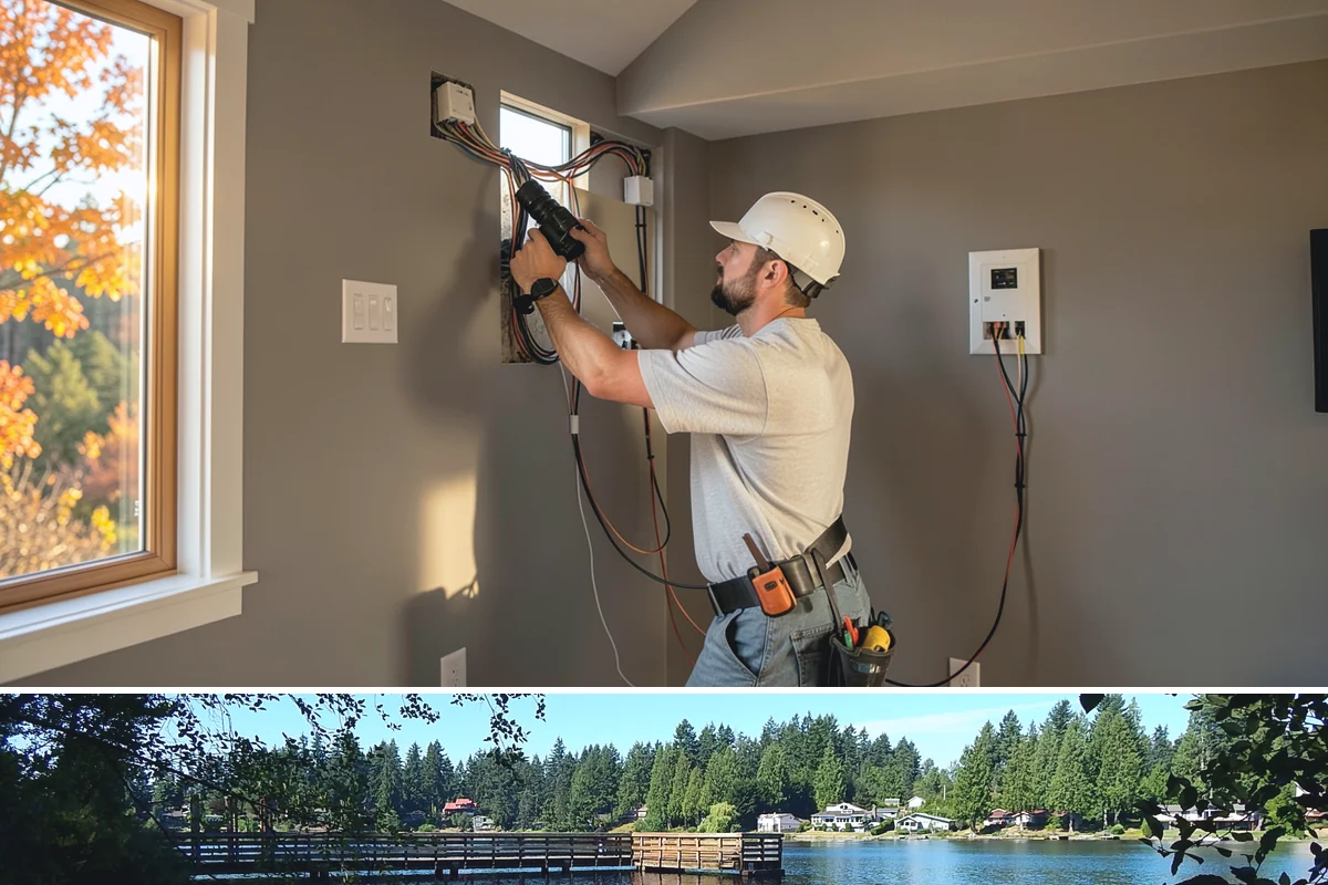 Media Room Construction in Federal Way, King County, WA - Media room projects run year-round and make a great pre-winter upgrade for indoor entertainment.