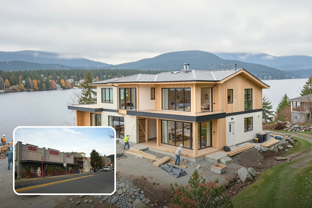 Media Room Construction in Issaquah, King County, WA - Wiring for displays, audio, and gaming systems