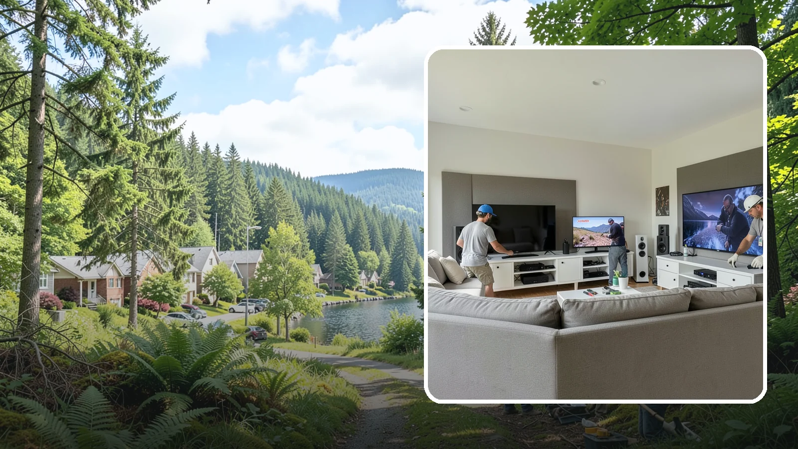 Media Room Construction in Lake Forest Park, King County, WA - We create flexible media rooms that combine comfortable viewing, gaming, and gathering in one space.