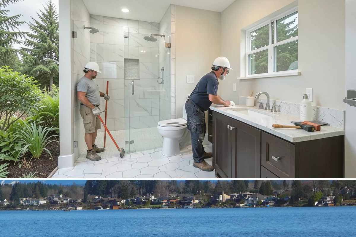 Media Room Construction in Lake Stevens, Snohomish County, WA - Media room projects run year-round and make a great pre-winter upgrade for indoor entertainment.