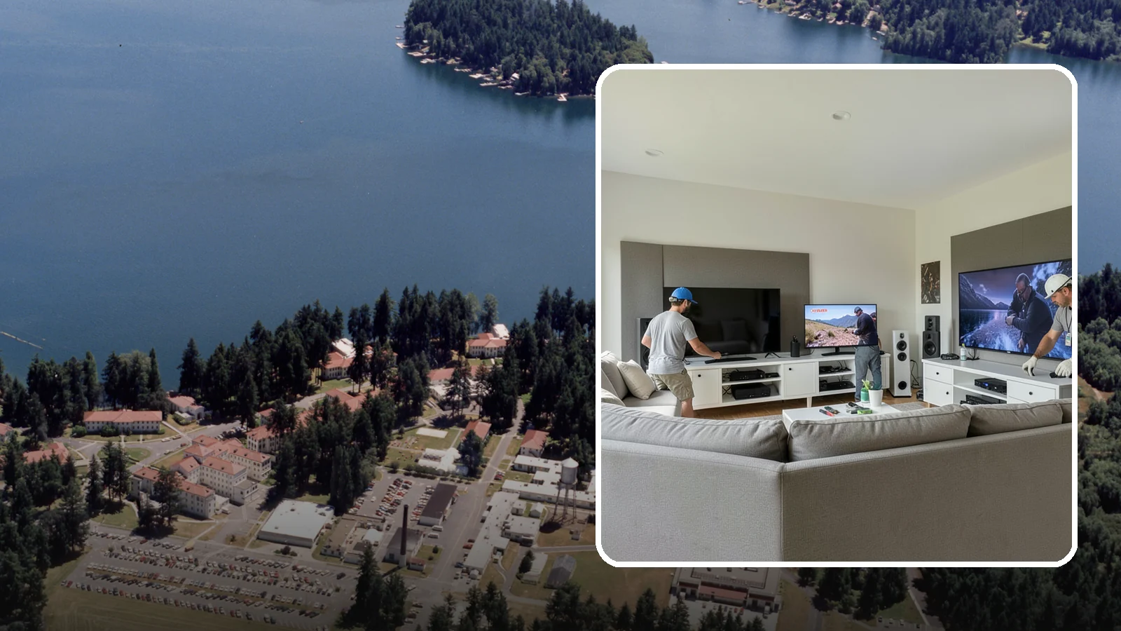 Media Room Construction in Lakewood, Pierce County, WA - We create flexible media rooms that combine comfortable viewing, gaming, and gathering in one space.