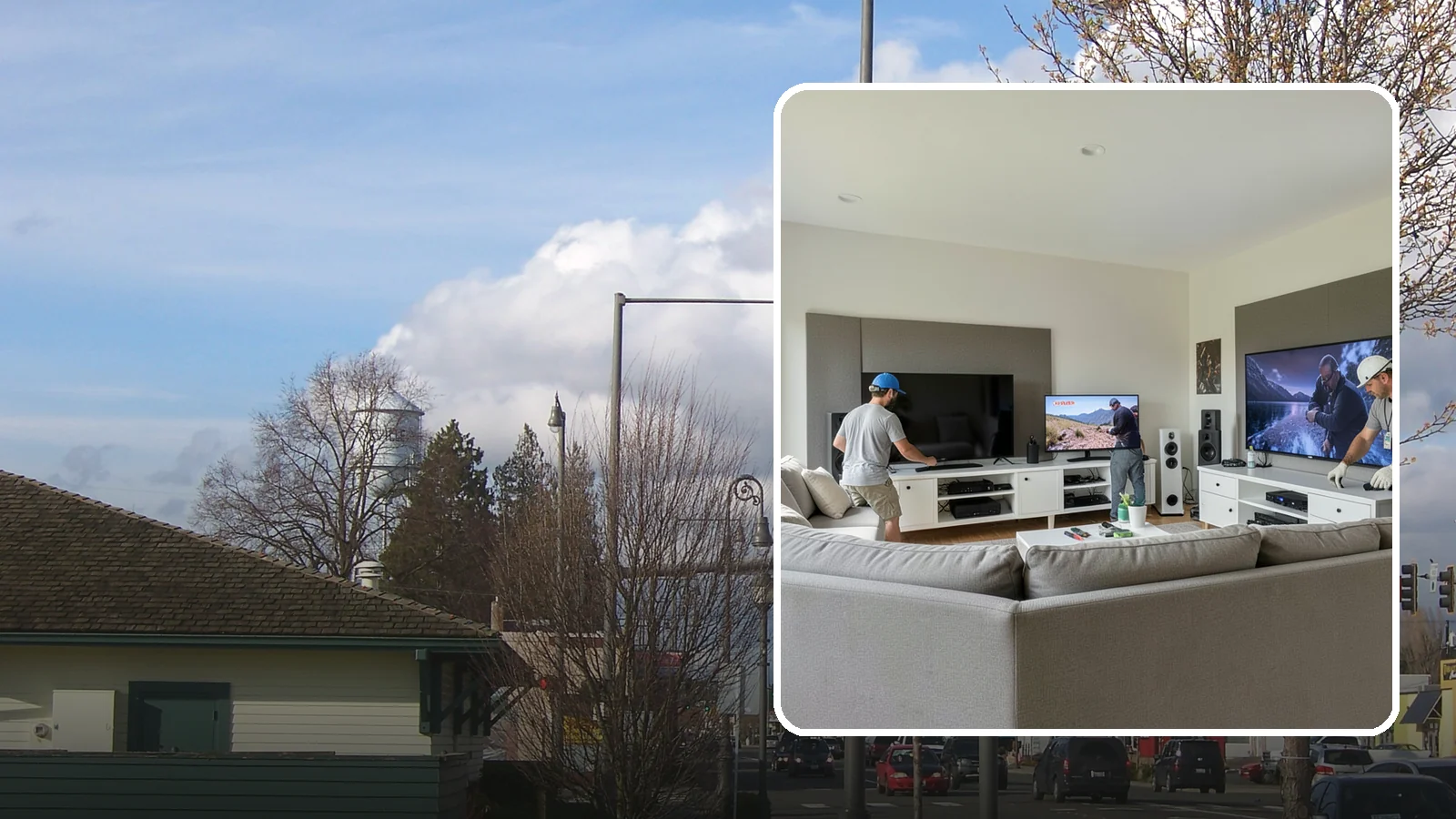 Media Room Construction in Marysville, Snohomish County, WA - We create flexible media rooms that combine comfortable viewing, gaming, and gathering in one space.