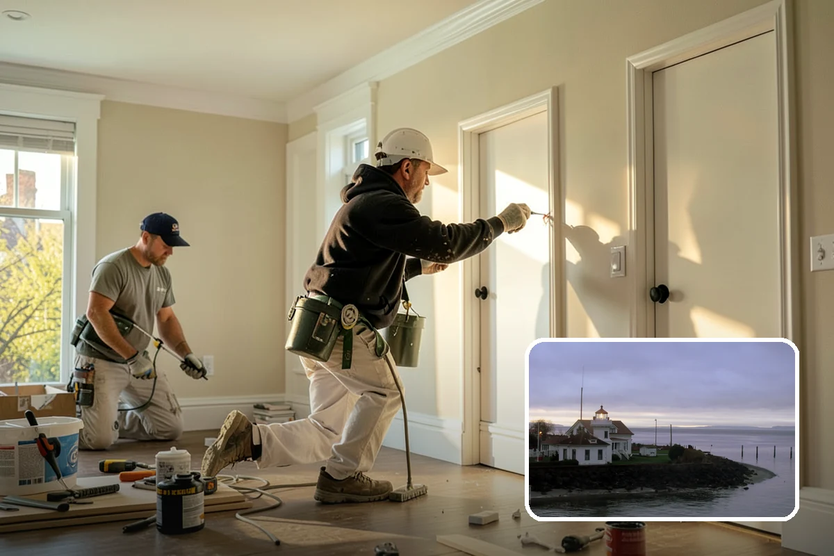 Media Room Construction in Mukilteo, Snohomish County, WA - Wiring for displays, audio, and gaming systems