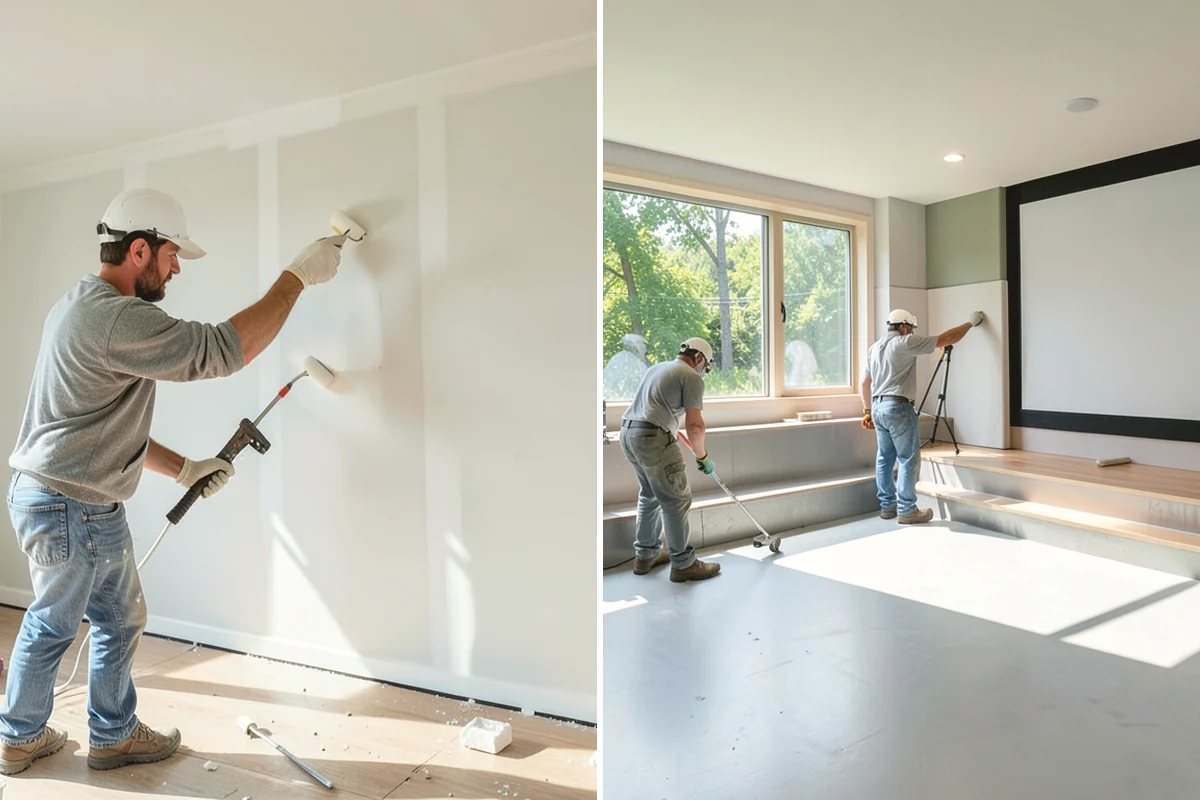 Media Room Construction in Mukilteo, Snohomish County, WA - We discuss how the family will use the room