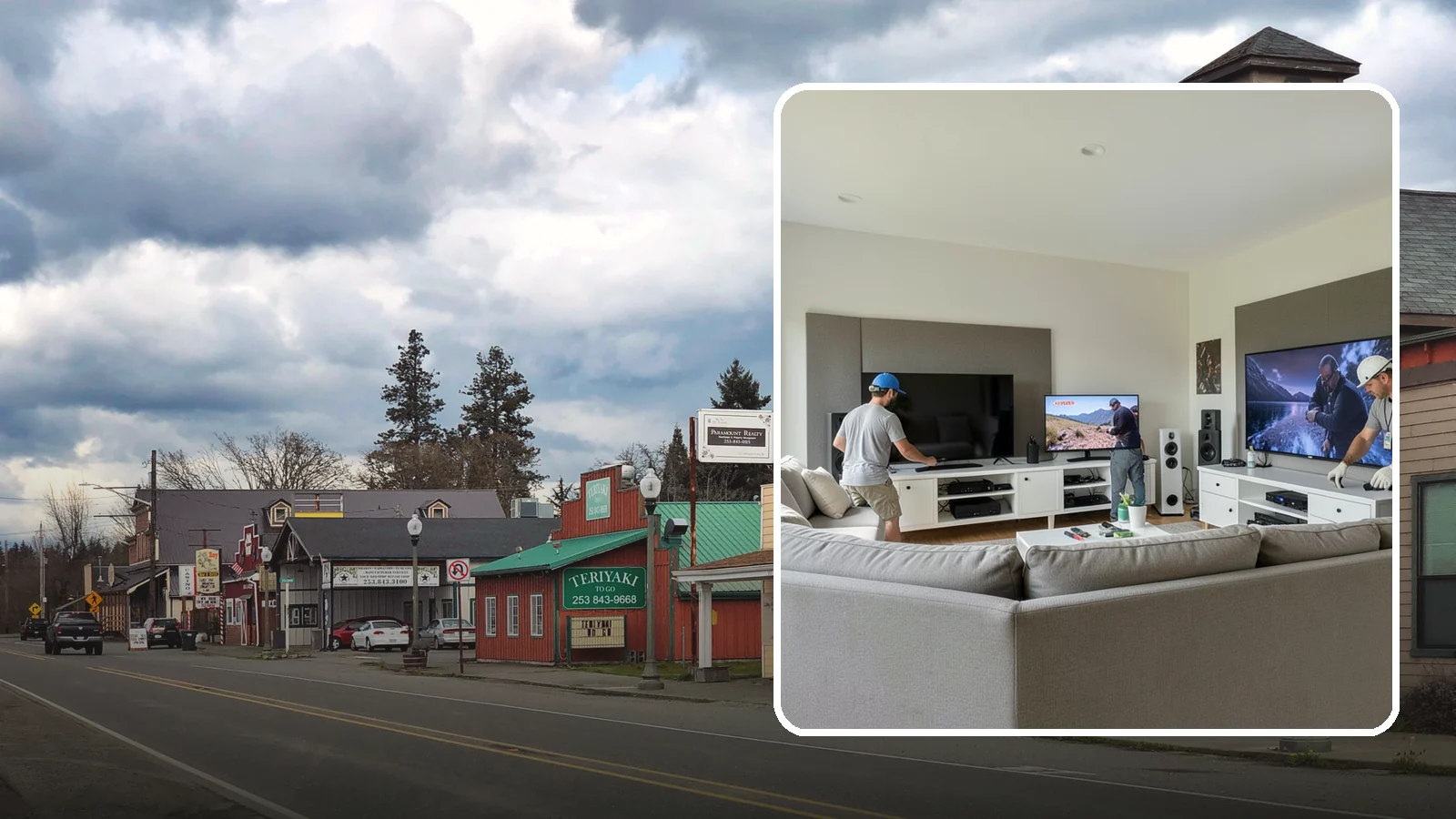 Media Room Construction in Roy, Pierce County, WA - We create flexible media rooms that combine comfortable viewing, gaming, and gathering in one space.