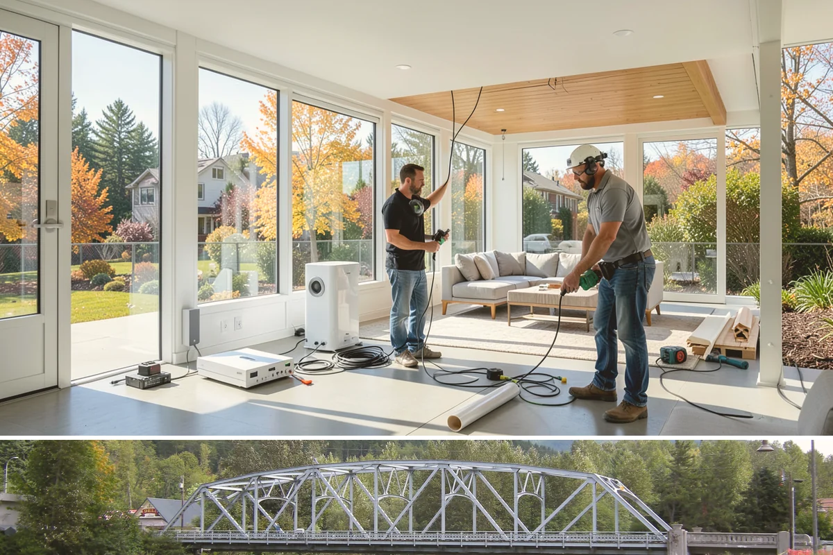 Media Room Construction in Skykomish, King County, WA - Media room projects run year-round and make a great pre-winter upgrade for indoor entertainment.