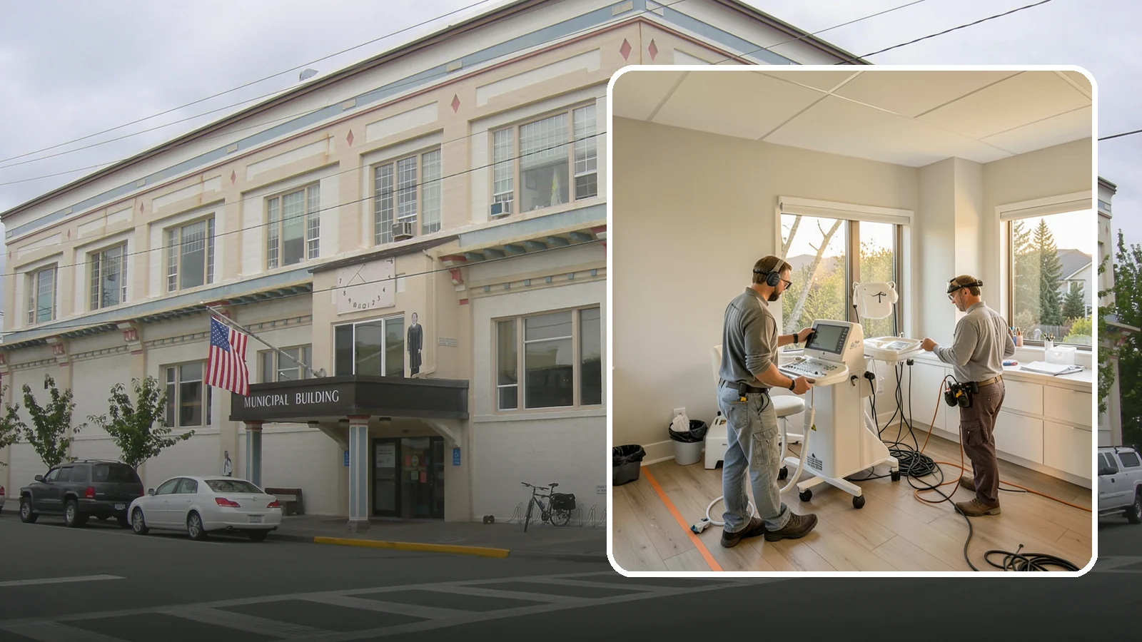 Medical Office Buildout in Anacortes, Skagit County, WA - Construction of clinics and medical offices with specialized systems and code compliance.