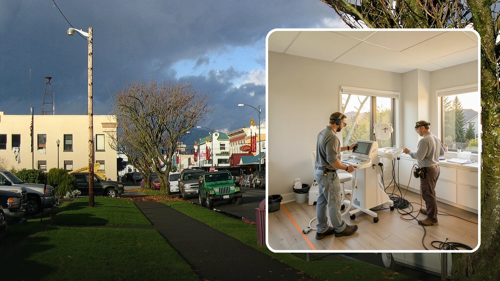 Medical Office Buildout in Arlington, Snohomish County, WA - Construction of clinics and medical offices with specialized systems and code compliance.