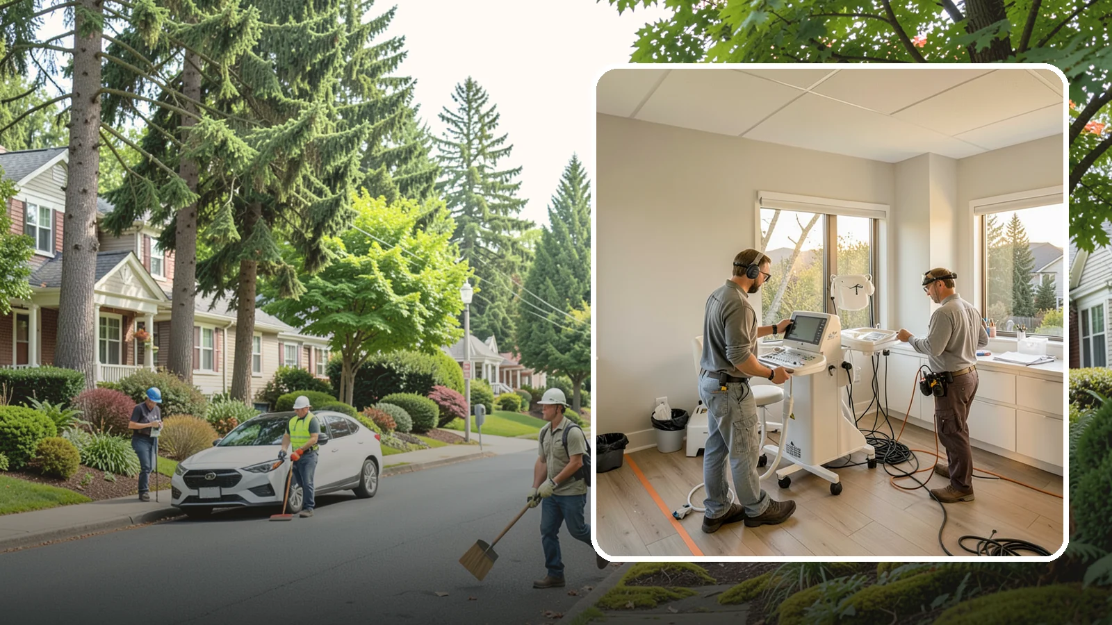 Medical Office Buildout in Beaux Arts Village, King County, WA - Construction of clinics and medical offices with specialized systems and code compliance.