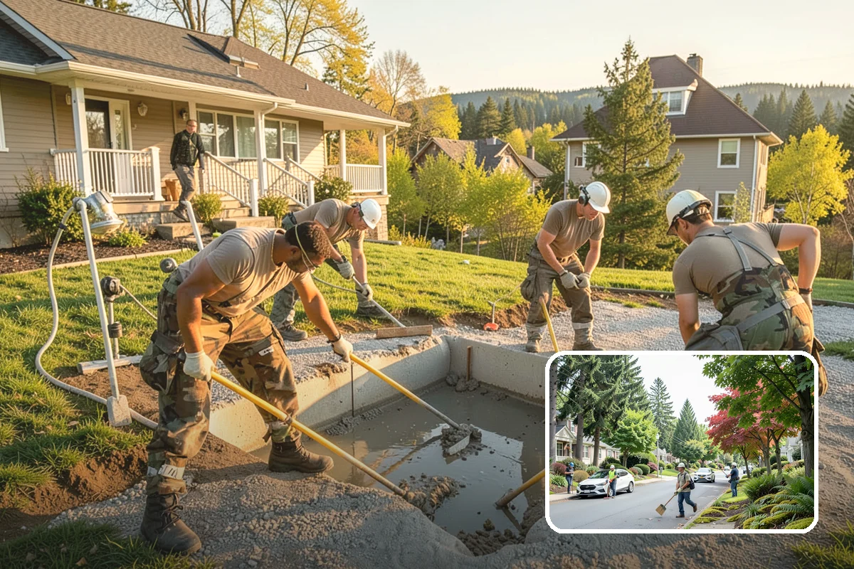 Medical Office Buildout in Beaux Arts Village, King County, WA - Exam and treatment rooms built to medical standards
