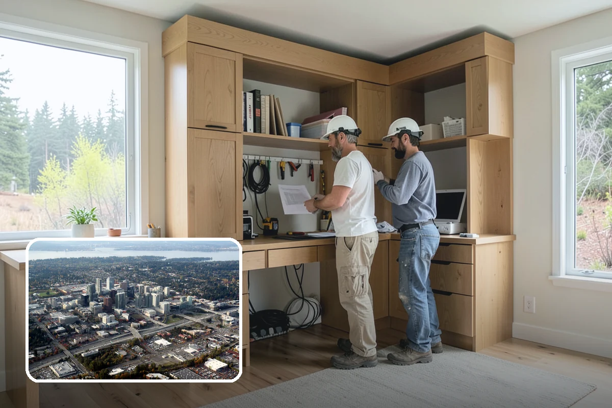 Medical Office Buildout in Bellevue, King County, WA - Exam and treatment rooms built to medical standards