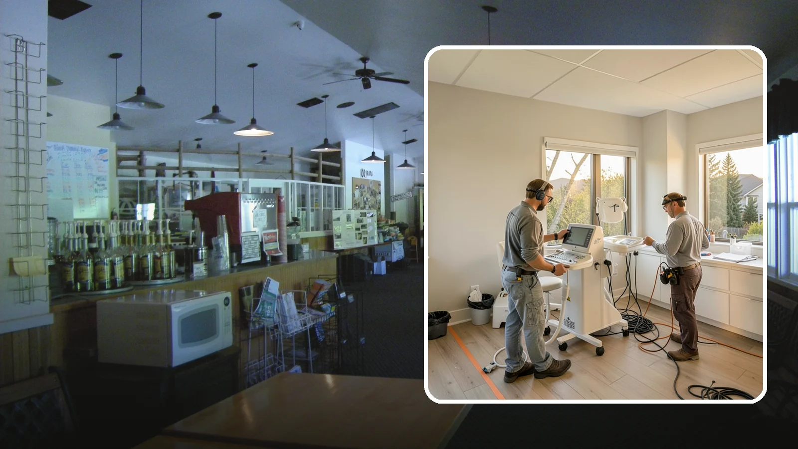Medical Office Buildout in Black Diamond, King County, WA - Construction of clinics and medical offices with specialized systems and code compliance.