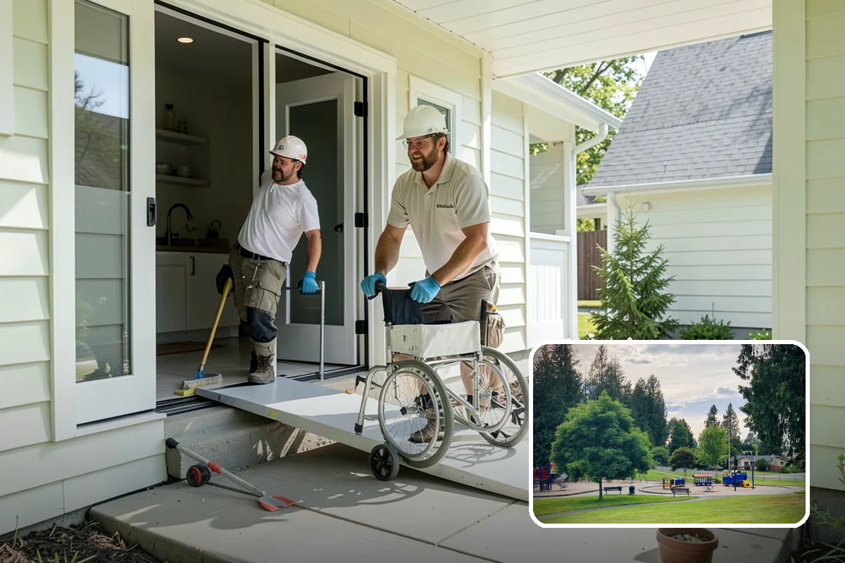 Medical Office Buildout in Bonney Lake, Pierce County, WA - Exam and treatment rooms built to medical standards