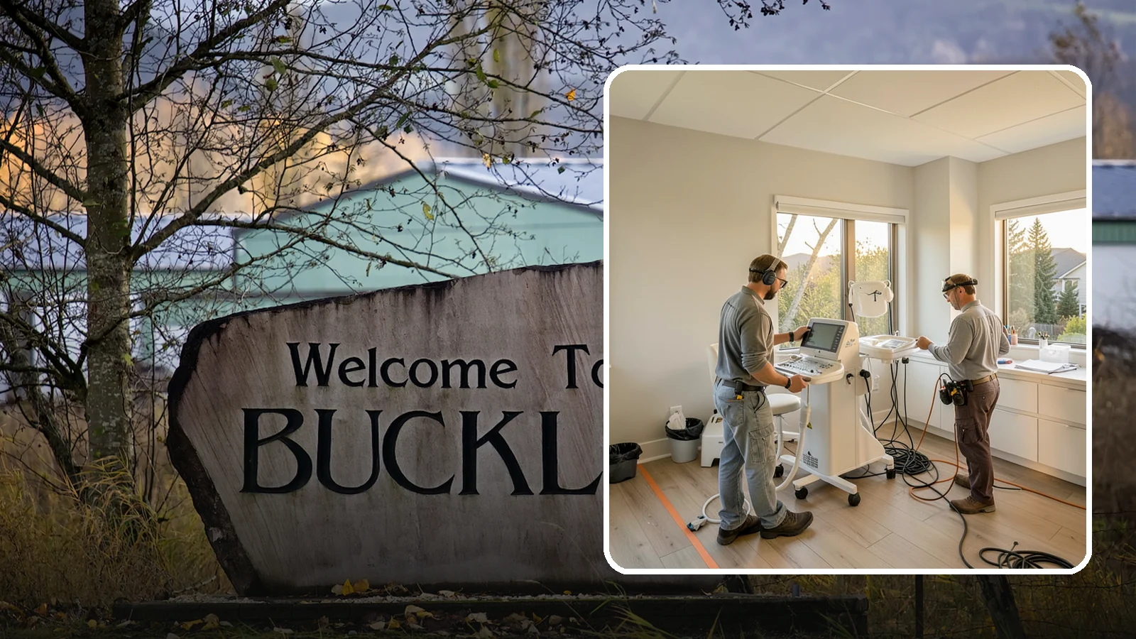Medical Office Buildout in Buckley, Pierce County, WA - Construction of clinics and medical offices with specialized systems and code compliance.