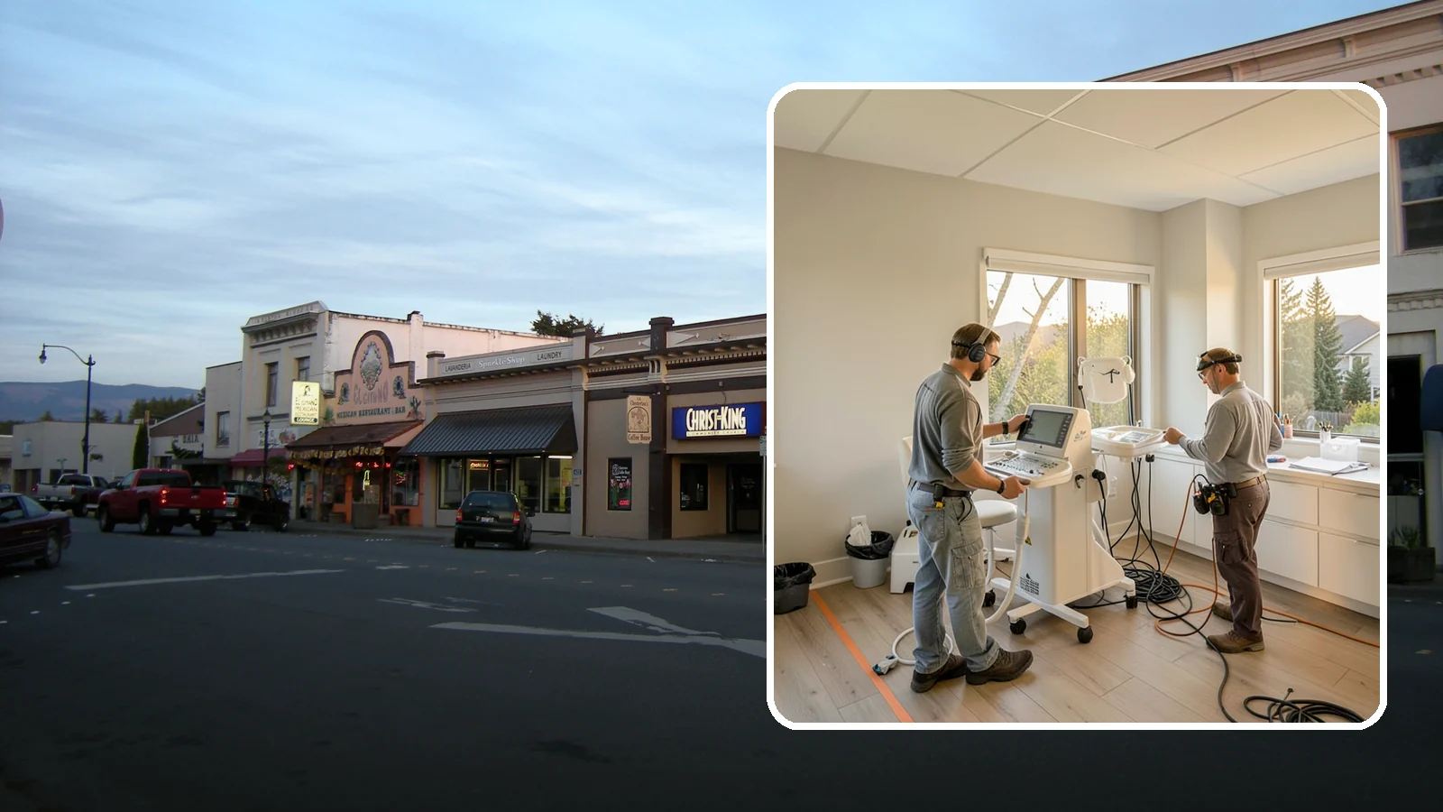 Medical Office Buildout in Burlington, Skagit County, WA - Construction of clinics and medical offices with specialized systems and code compliance.