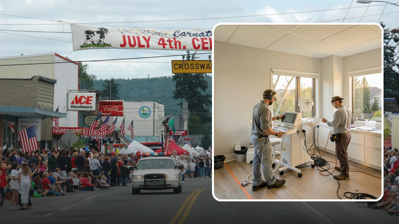 Medical Office Buildout in Carnation, King County, WA - Construction of clinics and medical offices with specialized systems and code compliance.