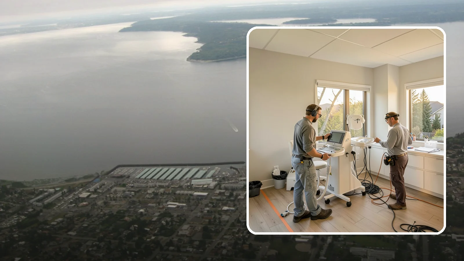 Medical Office Buildout in Des Moines, King County, WA - Construction of clinics and medical offices with specialized systems and code compliance.