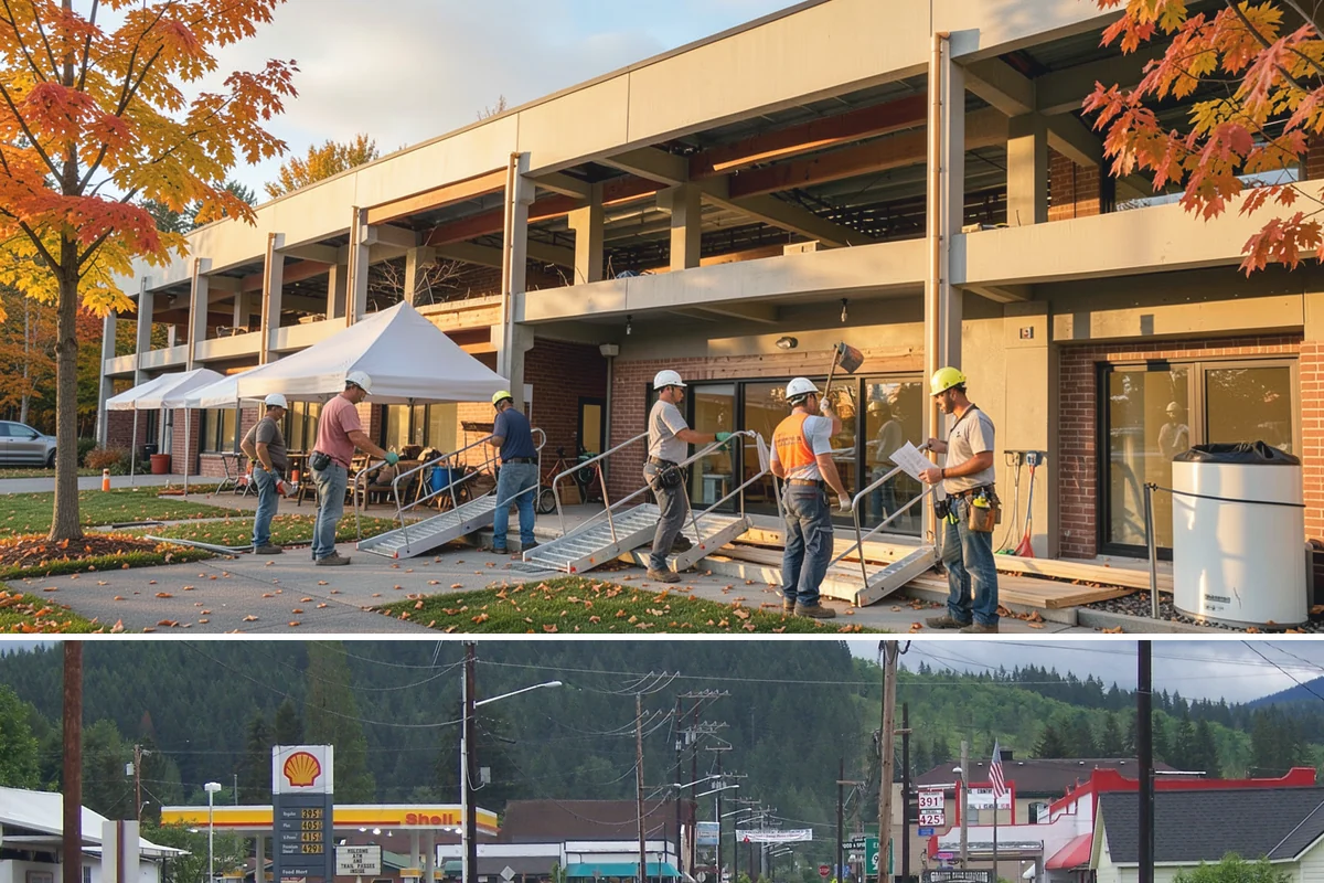 Medical Office Buildout in Granite Falls, Snohomish County, WA - As interior work, medical buildouts proceed on your schedule year-round, with inspections timed to your opening plan.