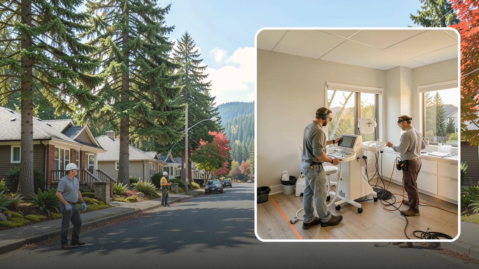 Medical Office Buildout in Hunts Point, King County, WA - Construction of clinics and medical offices with specialized systems and code compliance.