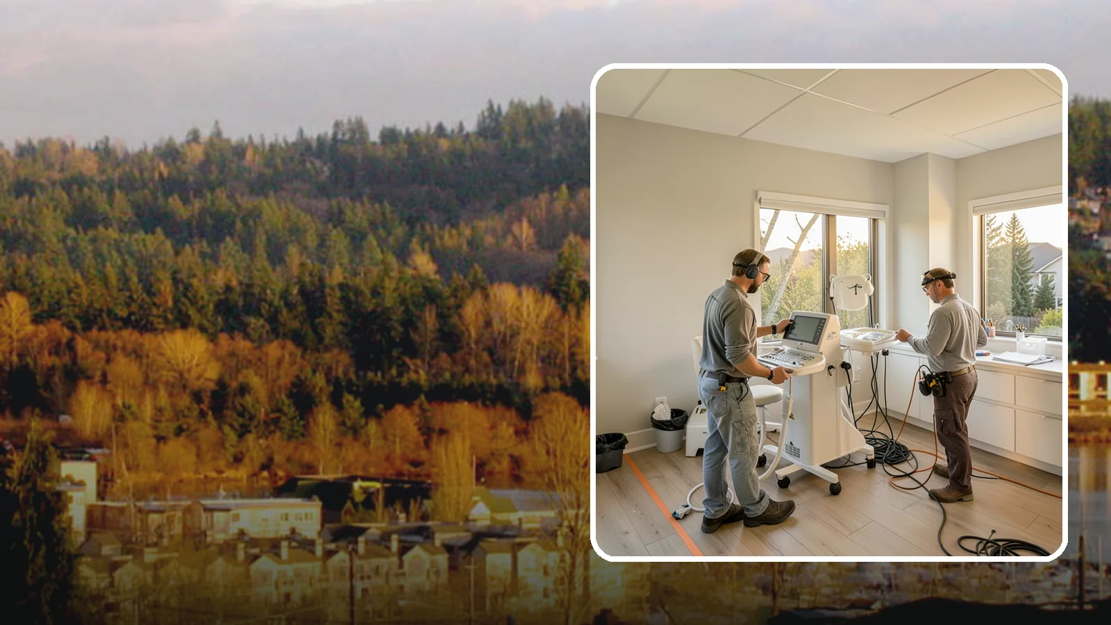 Medical Office Buildout in Kenmore, King County, WA - Construction of clinics and medical offices with specialized systems and code compliance.