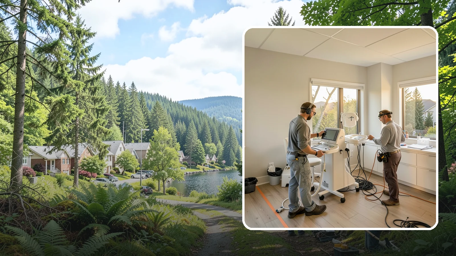 Medical Office Buildout in Lake Forest Park, King County, WA - Construction of clinics and medical offices with specialized systems and code compliance.