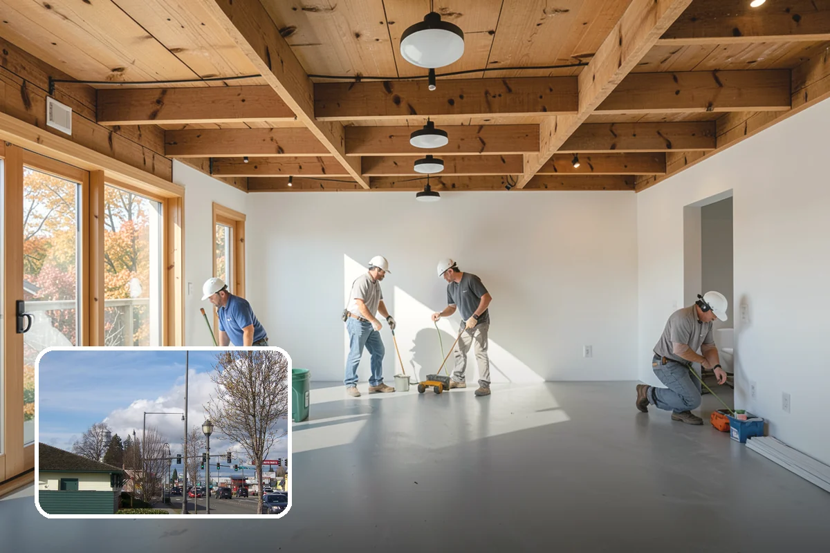 Medical Office Buildout in Marysville, Snohomish County, WA - Exam and treatment rooms built to medical standards