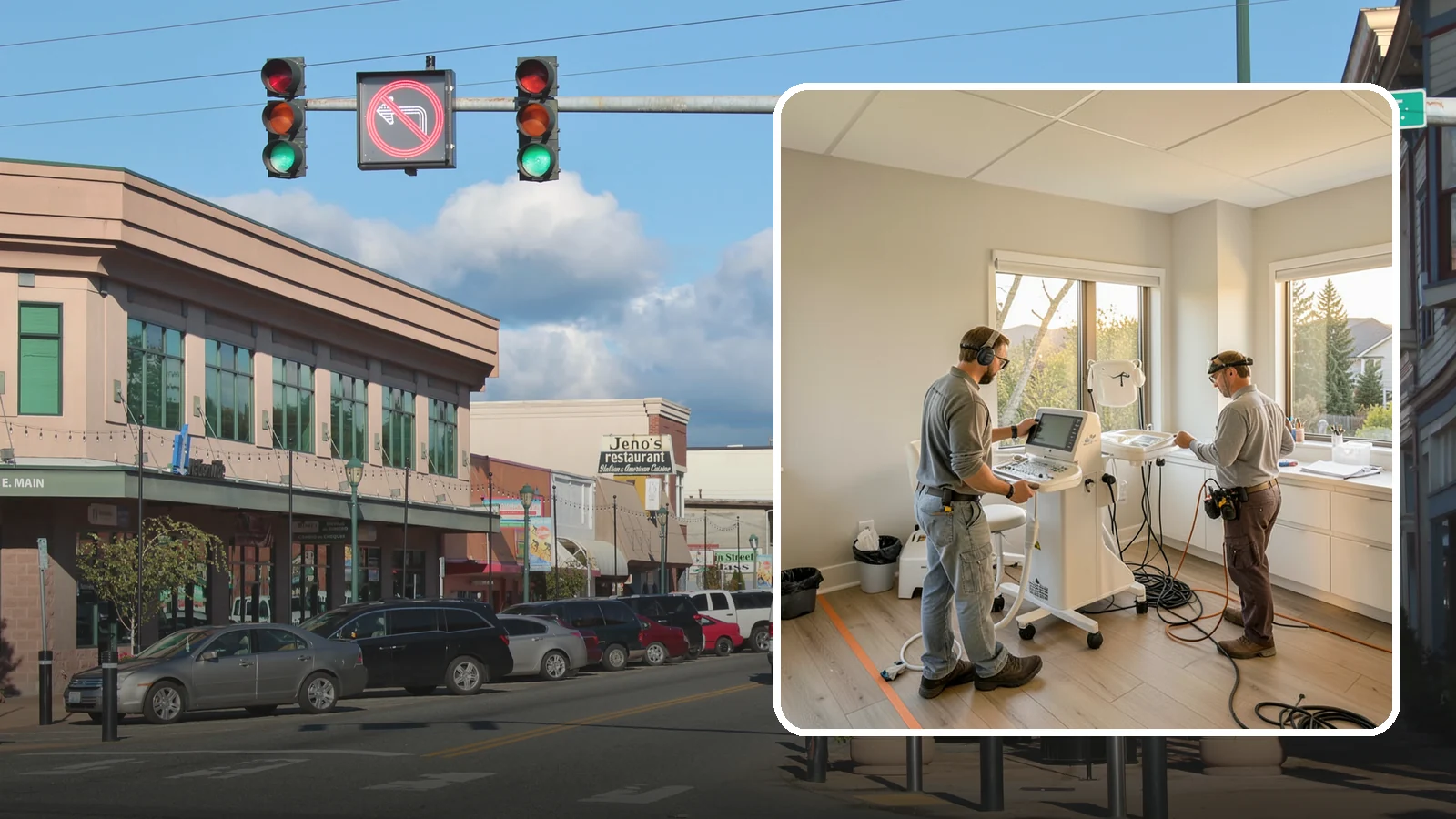 Medical Office Buildout in Monroe, Snohomish County, WA - Construction of clinics and medical offices with specialized systems and code compliance.