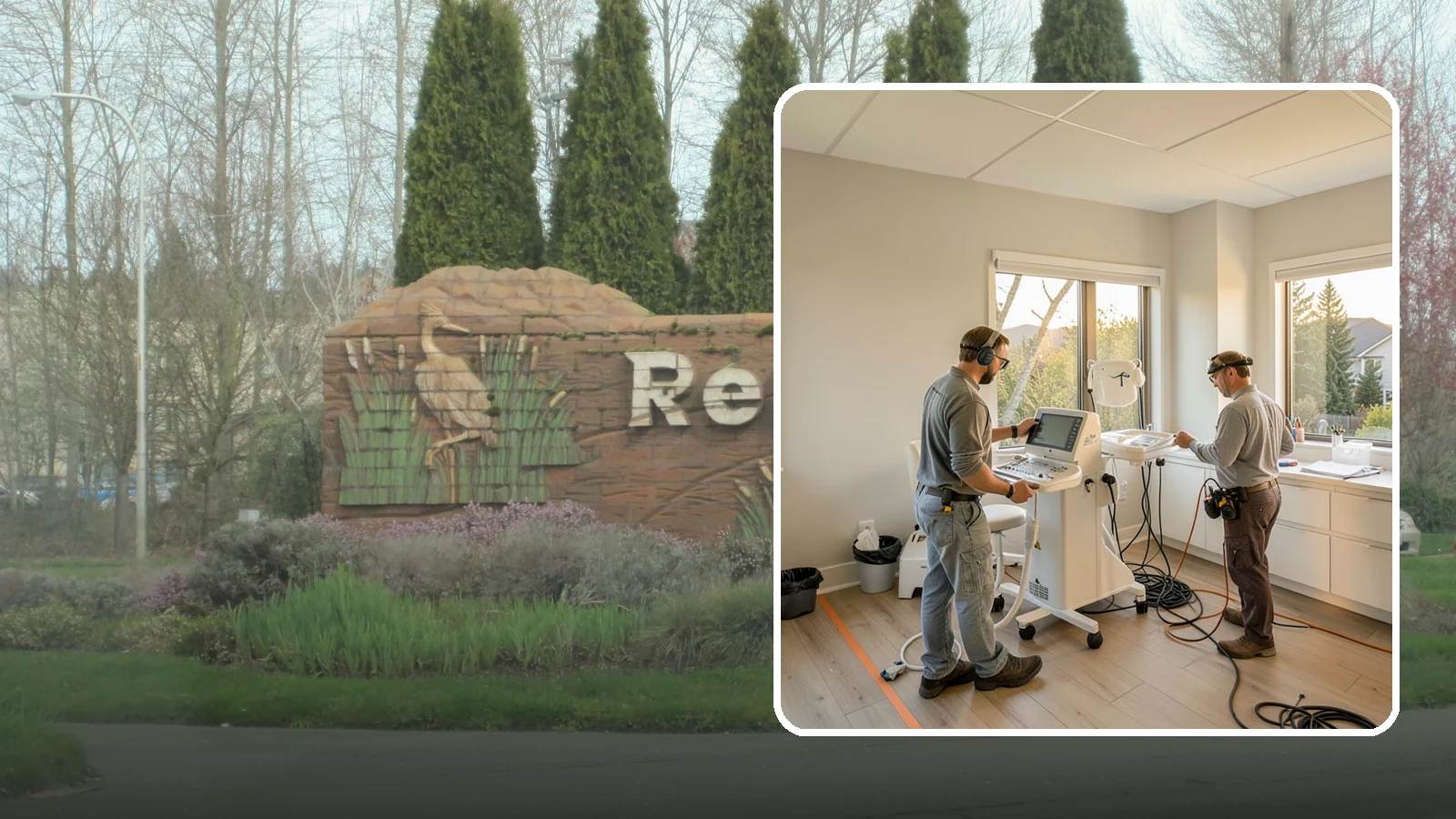Medical Office Buildout in Renton, King County, WA - Construction of clinics and medical offices with specialized systems and code compliance.