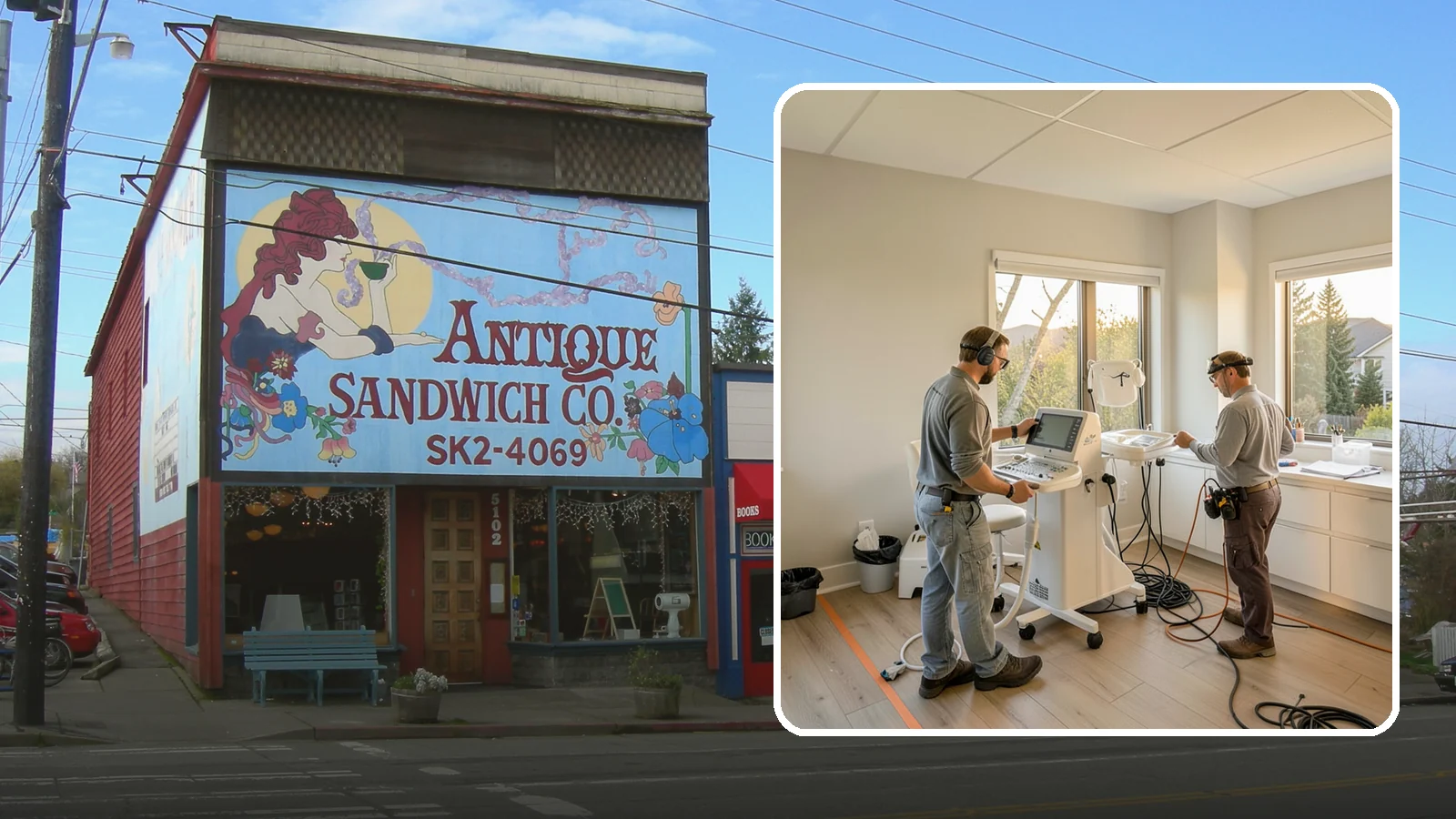 Medical Office Buildout in Ruston, Pierce County, WA - Construction of clinics and medical offices with specialized systems and code compliance.