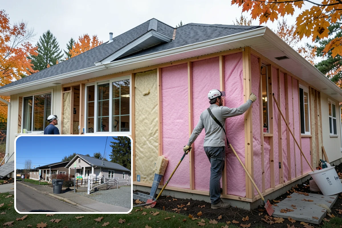 Medical Office Buildout in South Prairie, Pierce County, WA - Exam and treatment rooms built to medical standards