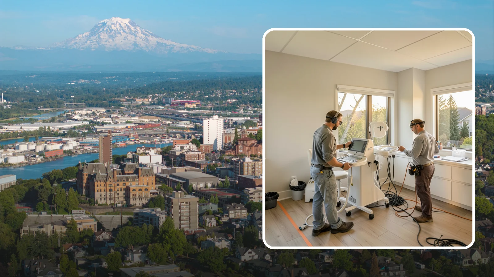 Medical Office Buildout in Tacoma, Pierce County, WA - Construction of clinics and medical offices with specialized systems and code compliance.