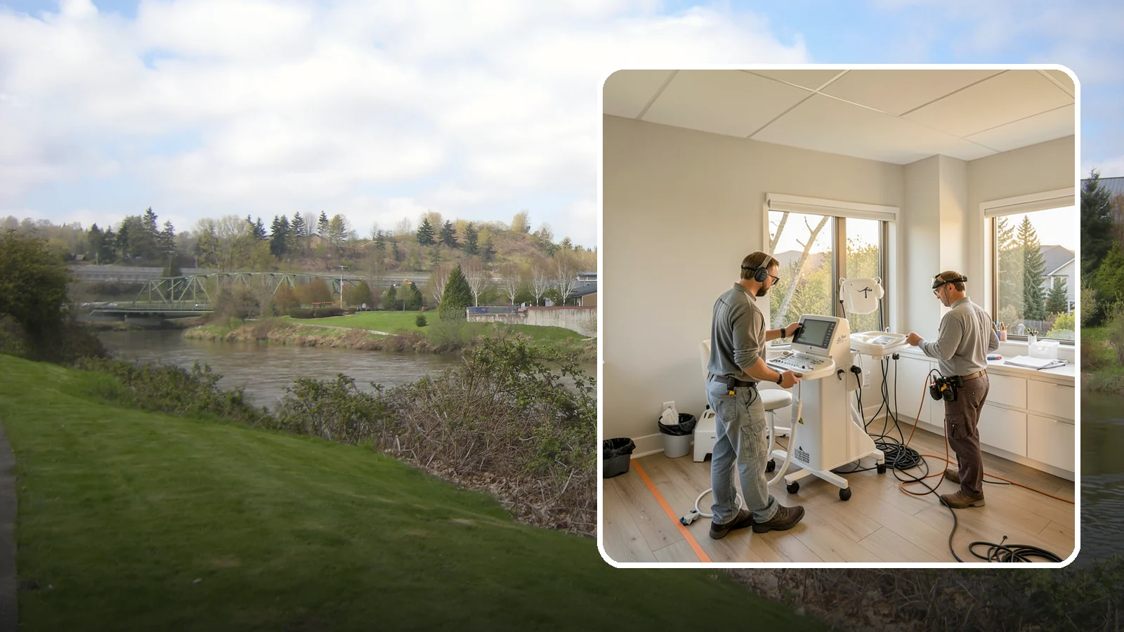 Medical Office Buildout in Tukwila, King County, WA - Construction of clinics and medical offices with specialized systems and code compliance.