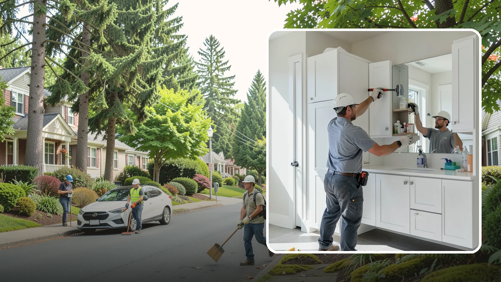 Medicine Cabinet Installation in Beaux Arts Village, King County, WA - A medicine cabinet installation adds recessed or surface-mounted storage behind a mirrored door.