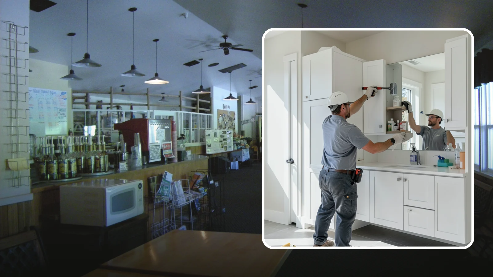 Medicine Cabinet Installation in Black Diamond, King County, WA - A medicine cabinet installation adds recessed or surface-mounted storage behind a mirrored door.