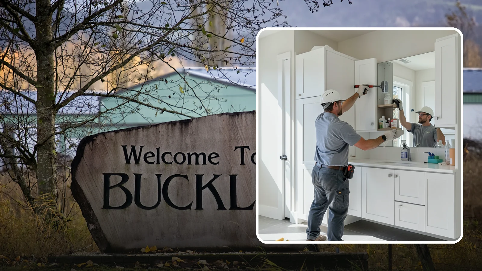 Medicine Cabinet Installation in Buckley, Pierce County, WA - A medicine cabinet installation adds recessed or surface-mounted storage behind a mirrored door.