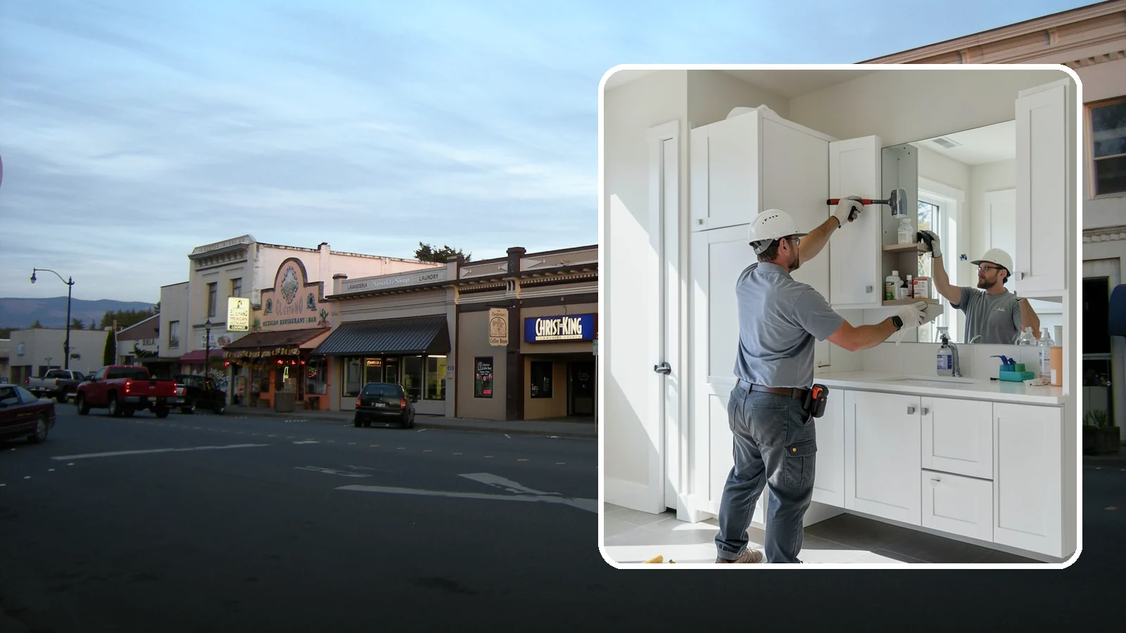 Medicine Cabinet Installation in Burlington, Skagit County, WA - A medicine cabinet installation adds recessed or surface-mounted storage behind a mirrored door.