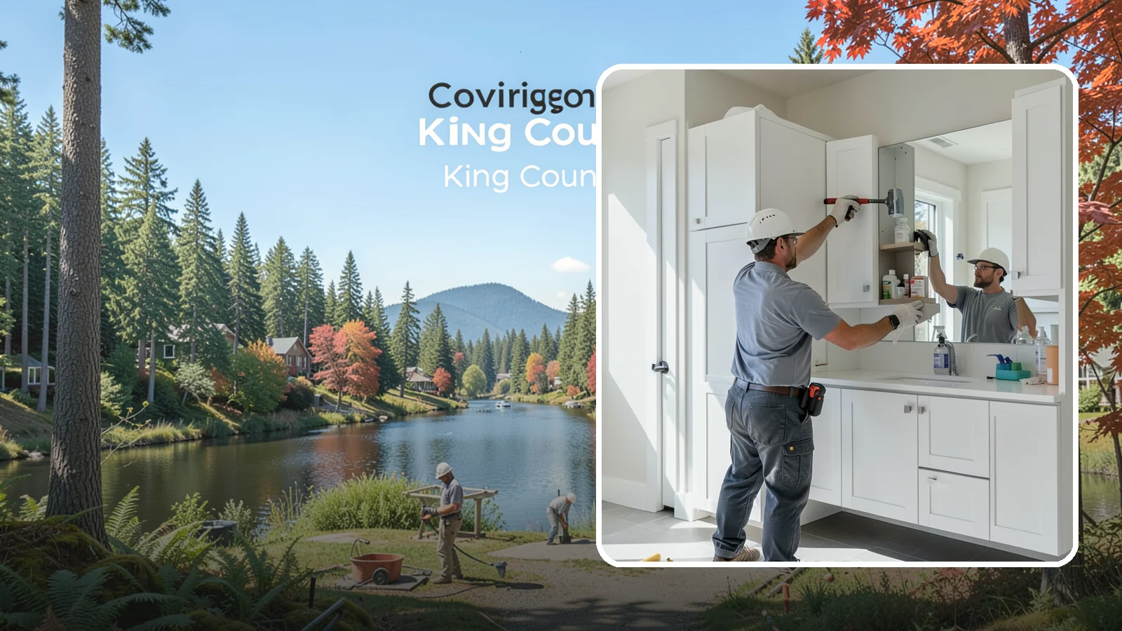 Medicine Cabinet Installation in Covington, King County, WA - A medicine cabinet installation adds recessed or surface-mounted storage behind a mirrored door.